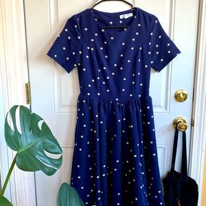 Modcloth Star Print Dress
